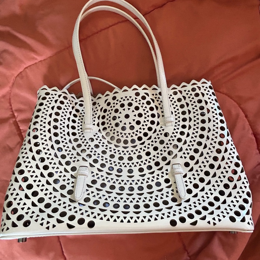 Alaia White Tote